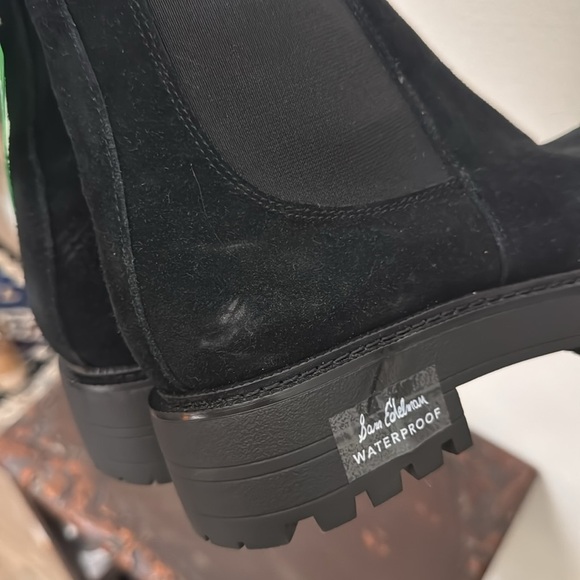 Sam Edelman Jazmine Chelsea Boot in Black Suede - Picture 11 of 14